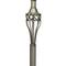 Lalia Home Antique Brass Table and Floor Lamp Set